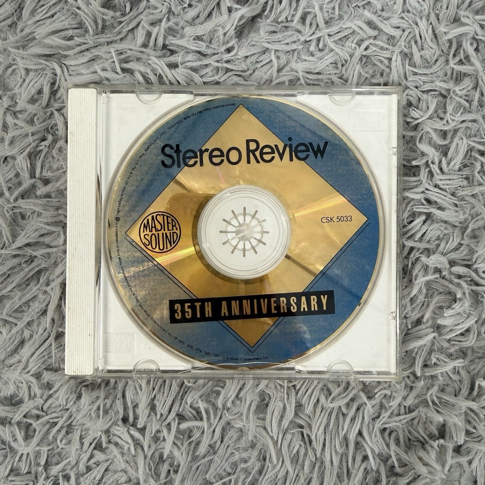 Stereo Review 35th Anniversary MasterSound 24K Gold CD CSK 5033 1993 Promo